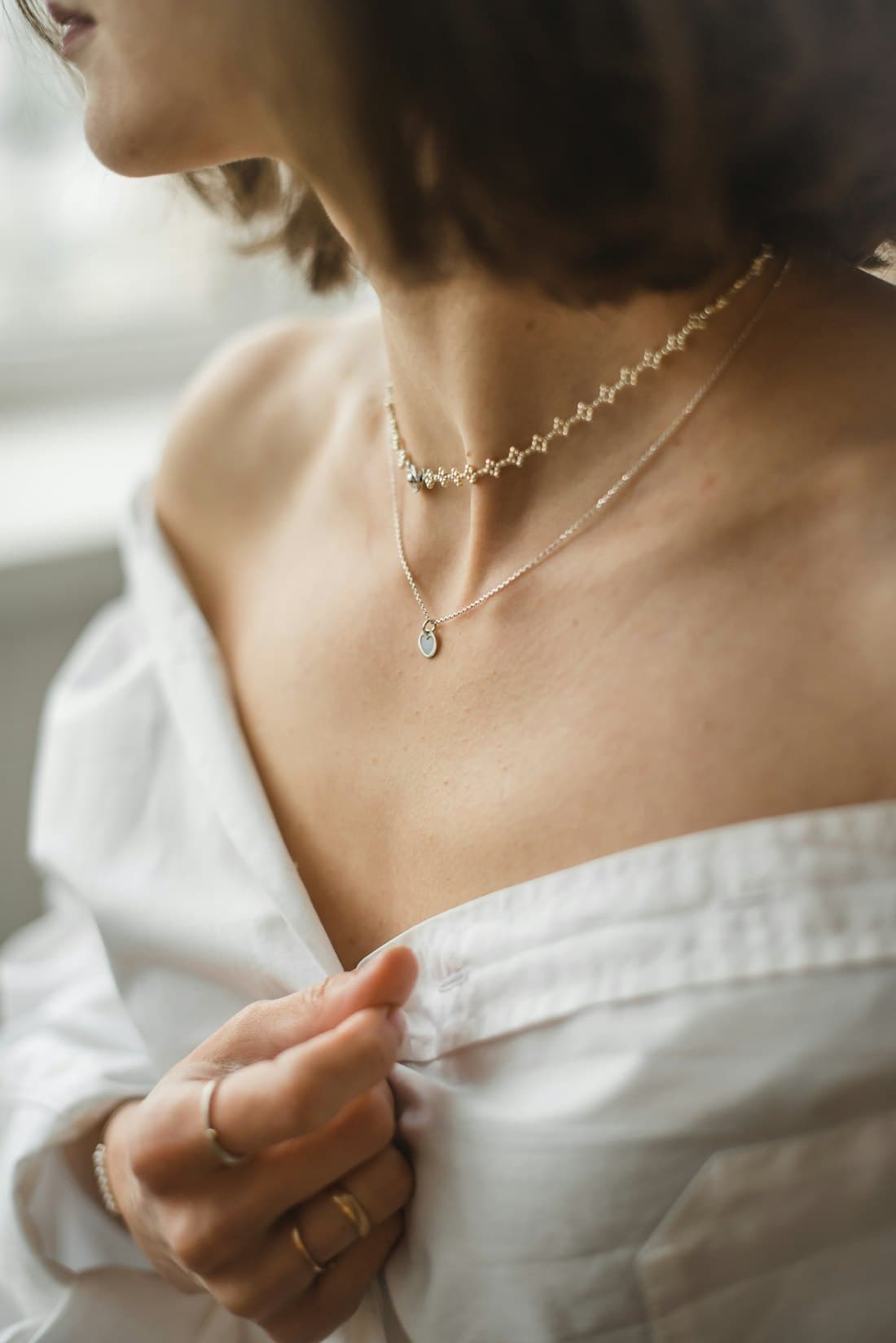 Layered necklaces